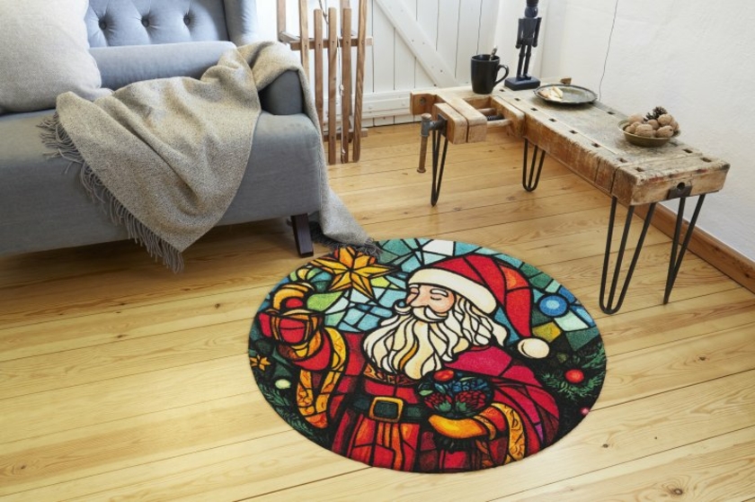 wash-dry-Fussmatte-Stainglass-Santa-Copyright-Kleen-Tex-Industries-GmbH.jpg