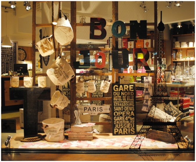 Organizza Schaufenster