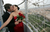 Hochzeit in der Luft