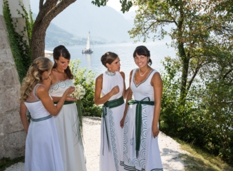 Braut und Brautjungfern Schloss Ort